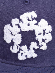 Cotton Wreath New Era 59FIFTY Canvas Fitted Cap Indigo