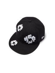 Cotton Wreath New Era 59FIFTY Canvas Fitted Cap Black