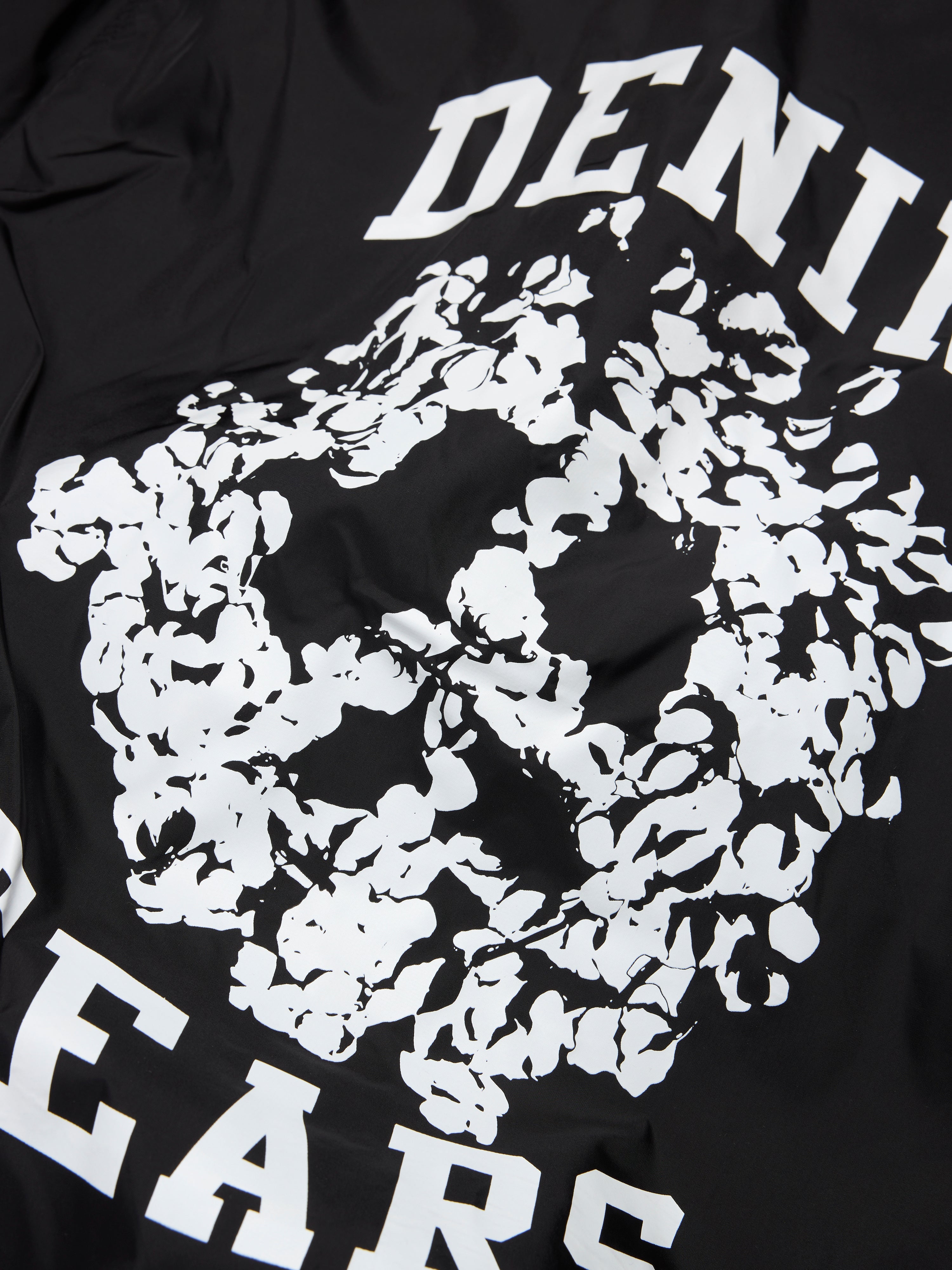 Peace Wreath Coaches Jacket Black