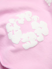 Cotton Wreath Sweatshorts Powder Pink