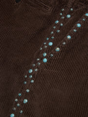 Oxidized Studs Corduroy Shorts