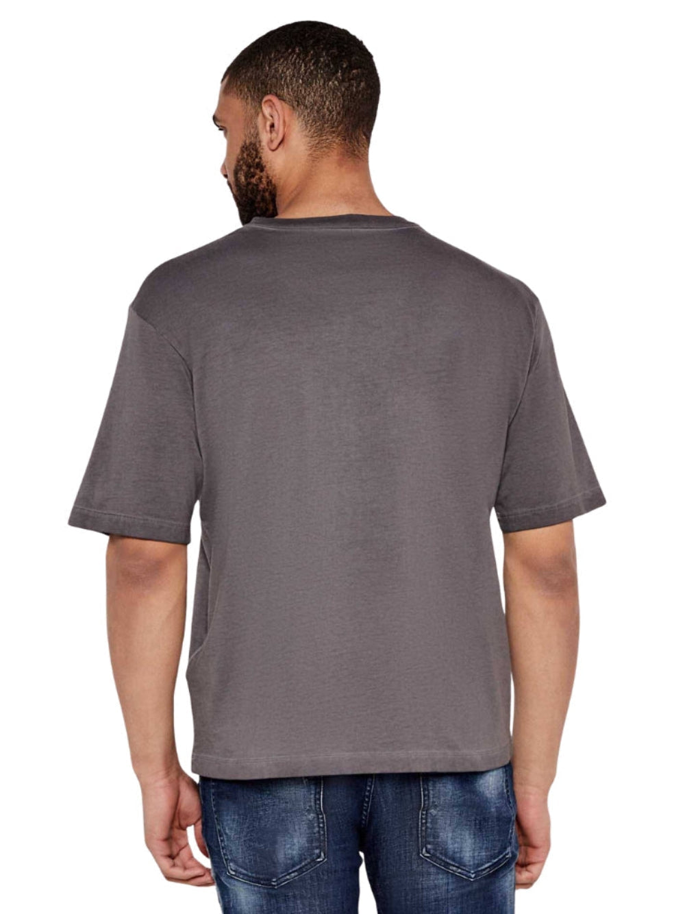 Dsquared2 Loose Fit Fade Cartoon Logo Grey T-Shirt