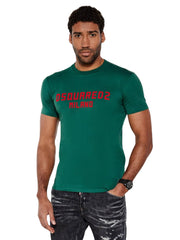 Dsquared2 Milano Logo Cool Fit Green T-Shirt