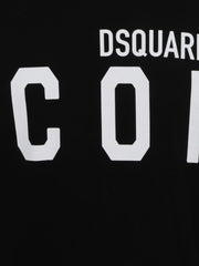 Dsquared2 Icon Print Logo Black T-Shirt