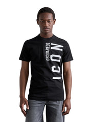 Dsquared2 Vertical Logo Black T-Shirt