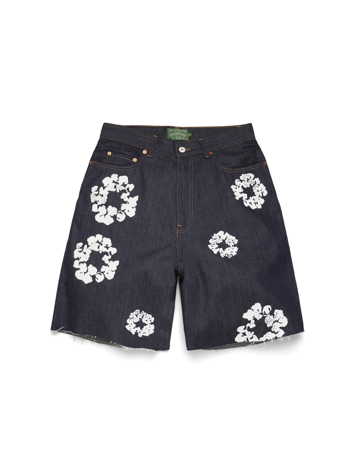 Selvedge Cotton Wreath Denim Short