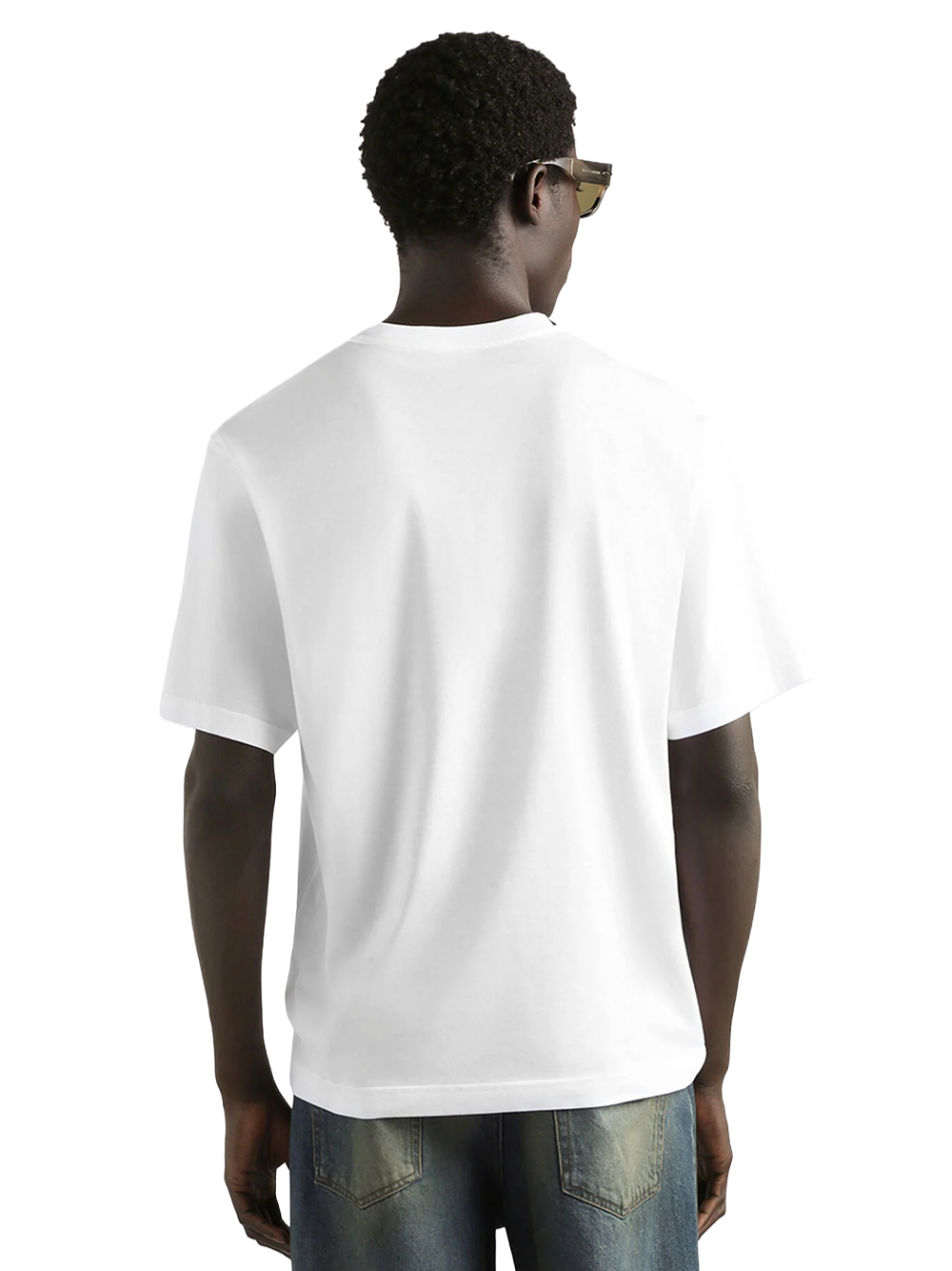Dolce & Gabbana Cotton Logo Patch T-Shirt in White