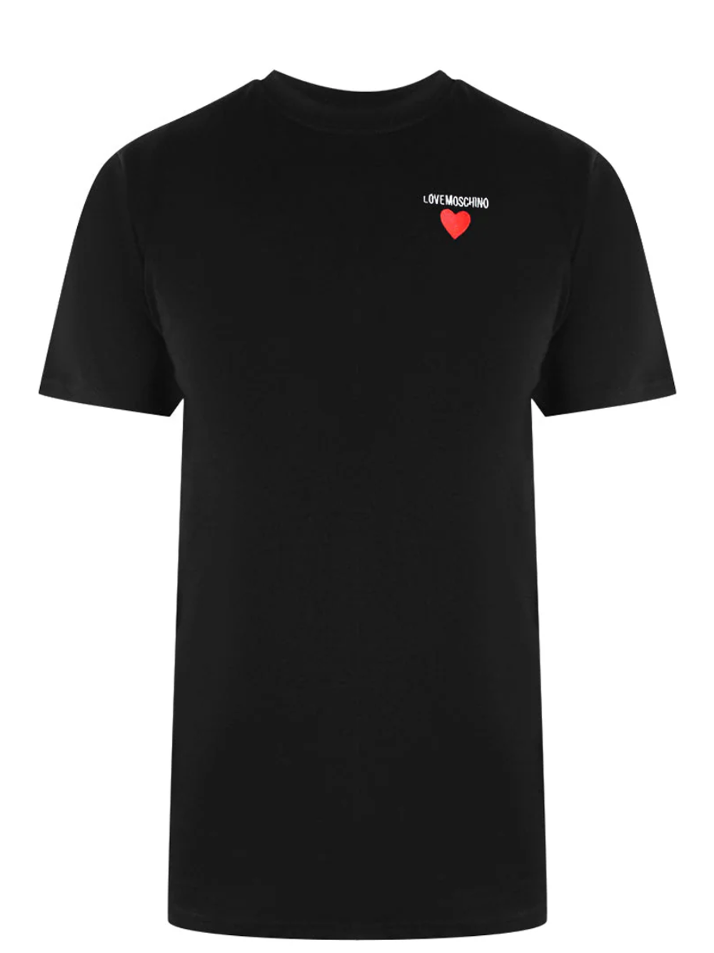 Love Moschino Small Heart Logo Black T-Shirt