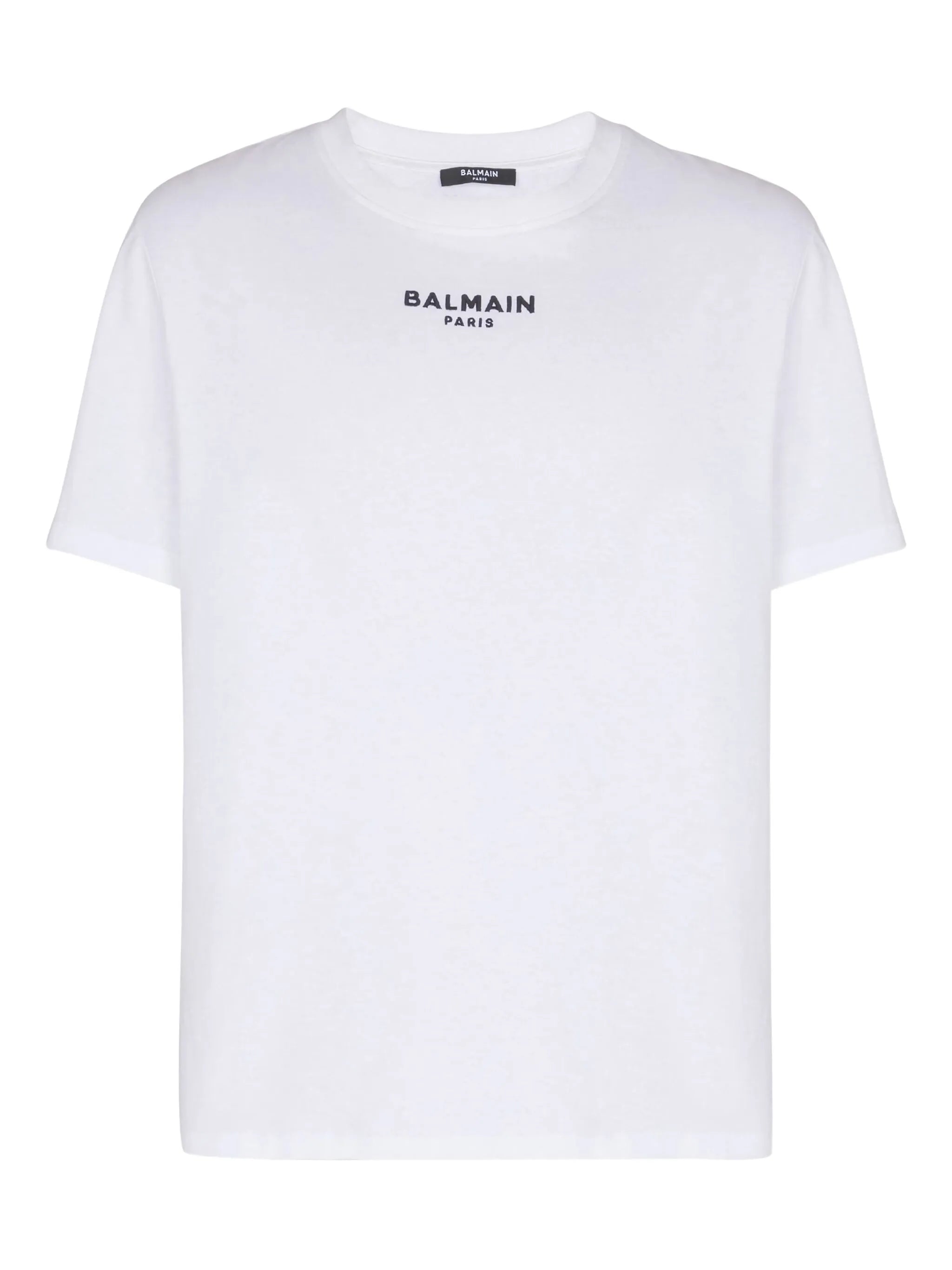 Balmain Paris Small Embroidered Logo T-Shirt in White