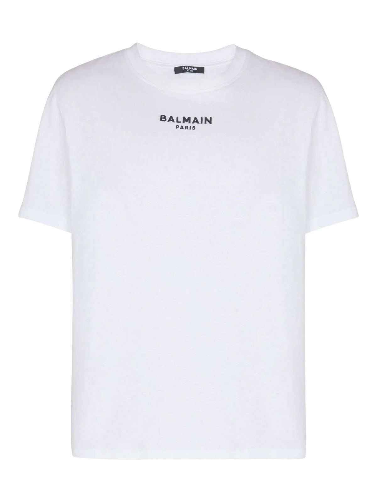 Balmain Paris Small Embroidered Logo T-Shirt in White