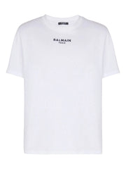 Balmain Paris Small Embroidered Logo T-Shirt in White