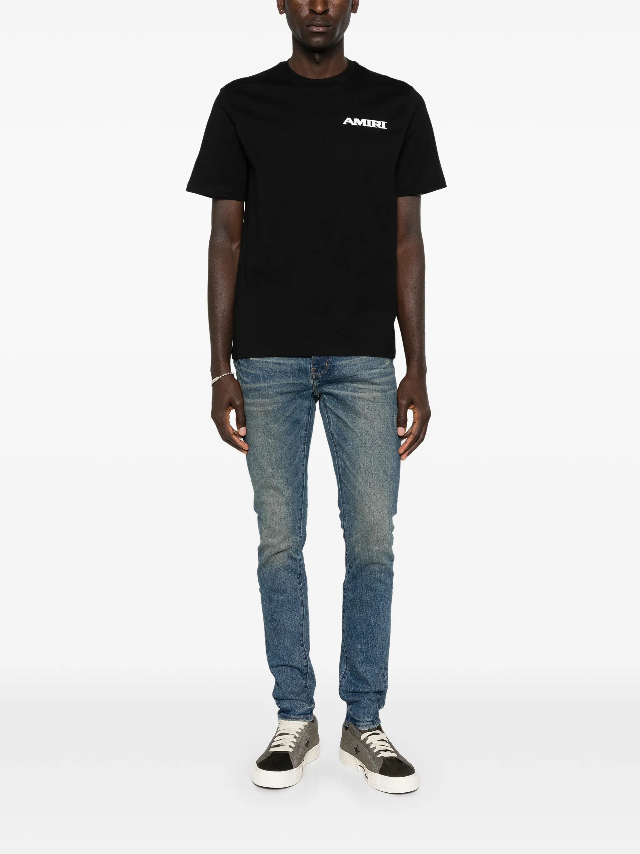 Amiri Sports Logo T-Shirt in Black