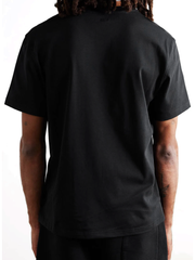Ami Paris 'Ami De Coeur' Logo-Embossed T-Shirt in Black