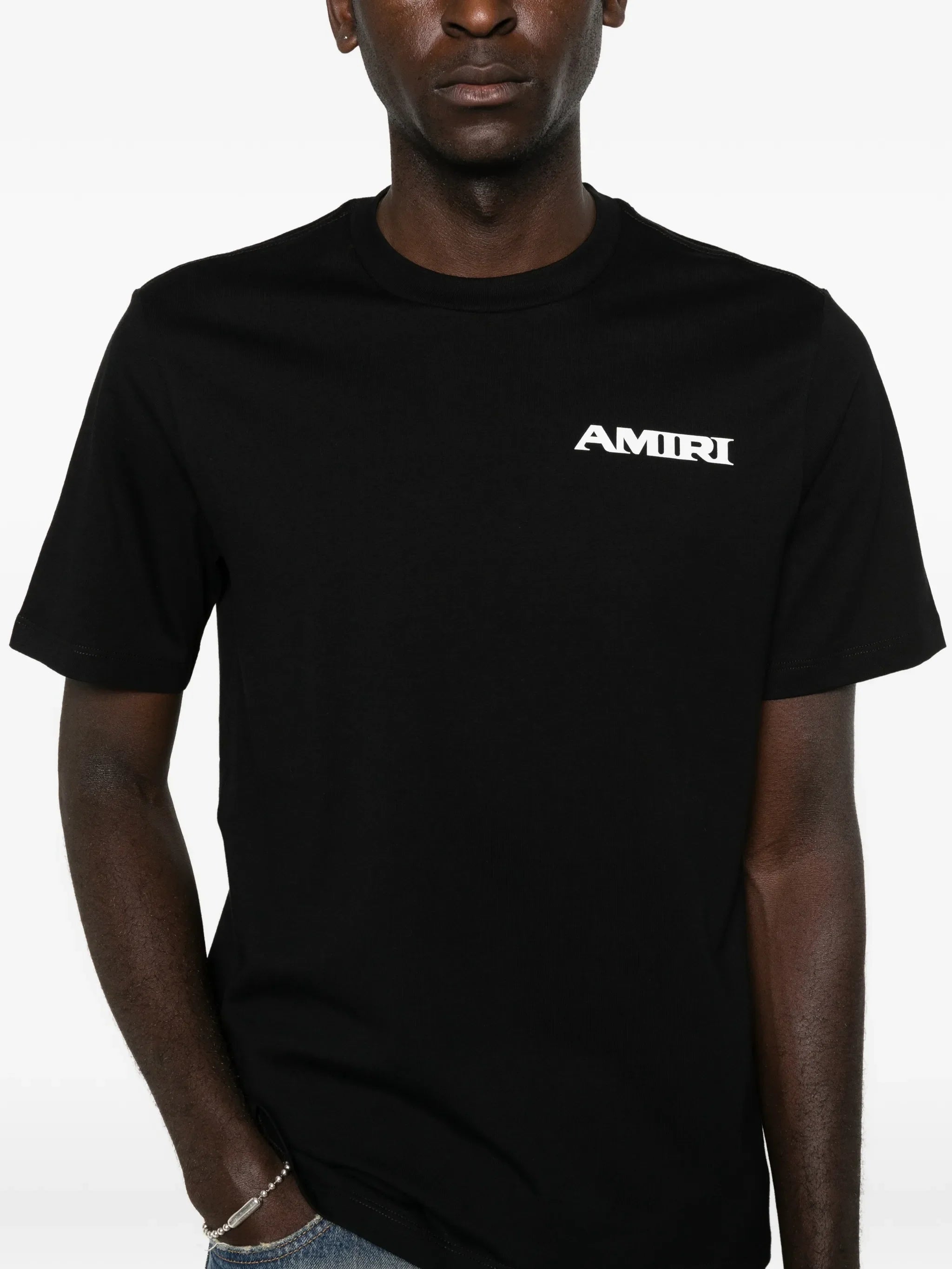 Amiri Sports Logo T-Shirt in Black