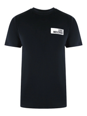 Love Moschino Block Logo T-Shirt in Black
