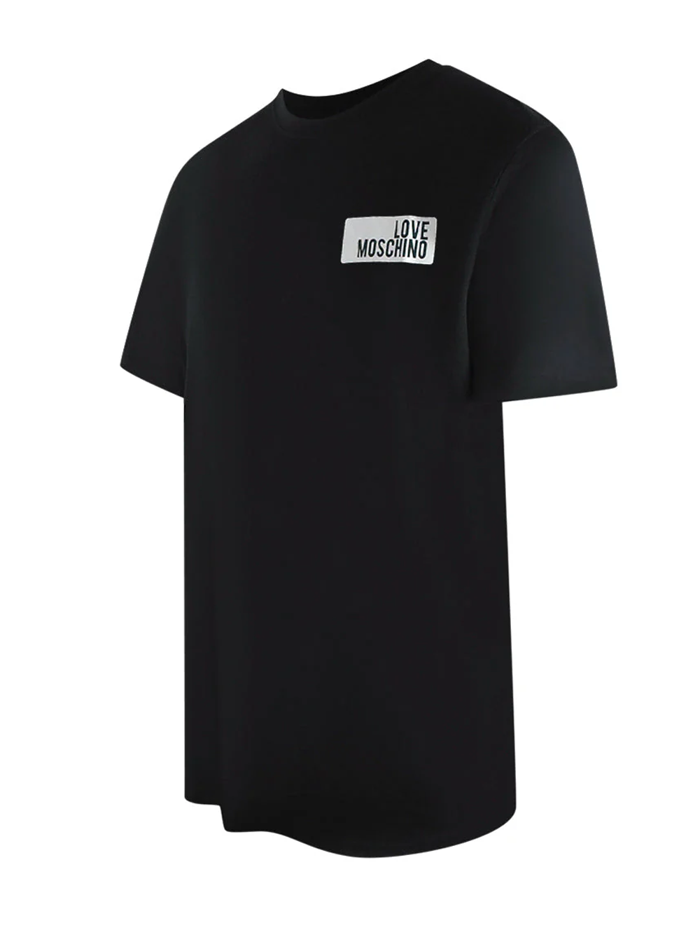 Love Moschino Block Logo T-Shirt in Black