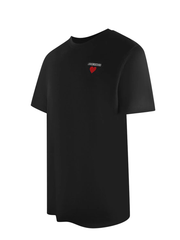 Love Moschino Small Heart Logo Black T-Shirt